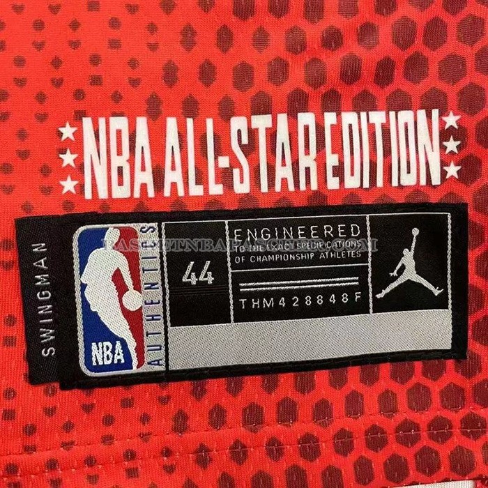 Maillot All Star 2022 Los Angeles Lakers LeBron James NO 6 Marron.